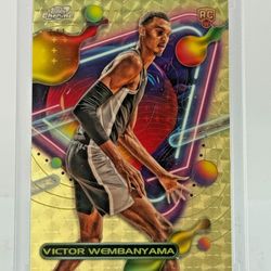 VICTOR WEMBANYAMA 2023-24 TOPPS CHROME COSMIC ROOKIE