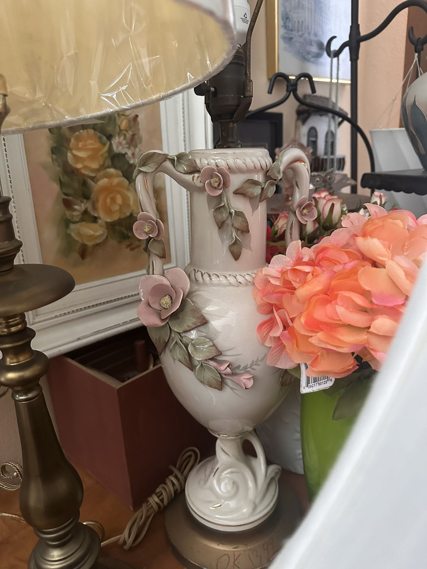 Vintage Porcelain Lamp