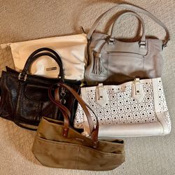 Five (5) Women’s Purses / Pocketbooks / Handbags