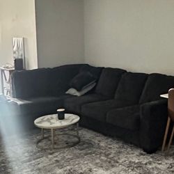 "L" COUCH - Fabric Soft Touch Dark gray 