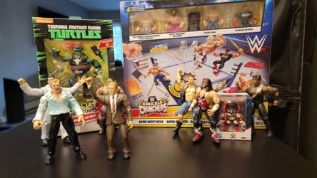WWE & TMNT Action Figure Lot - Make an offer
