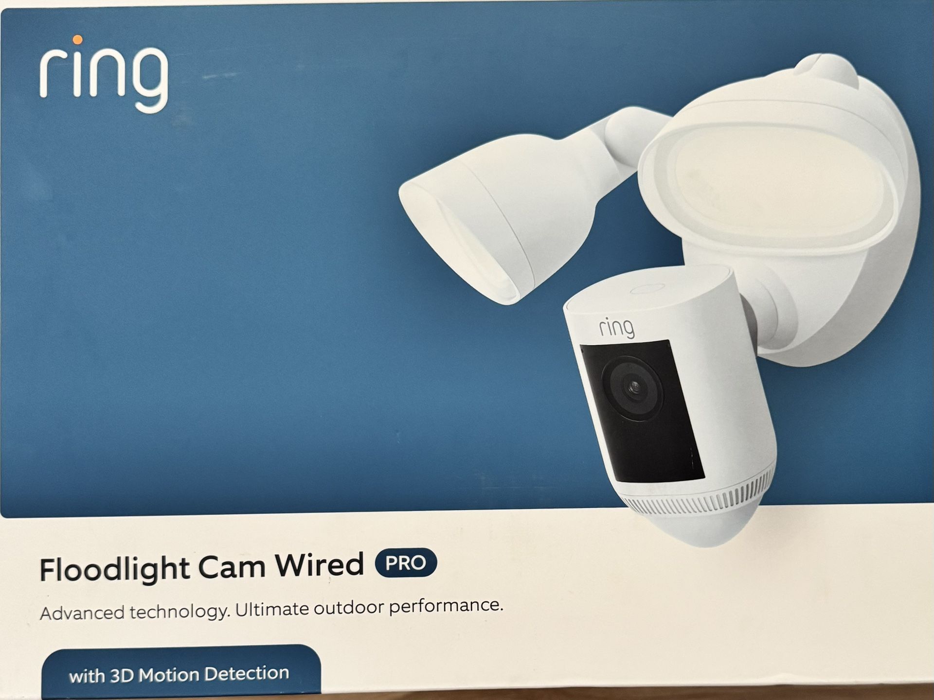 Ring Floodlight cam Wired PRO New Unopened Have 2