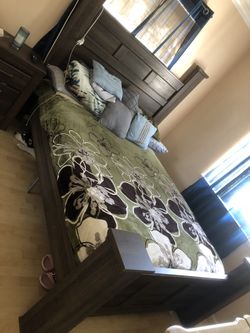 Bed frame and mattress no box spring