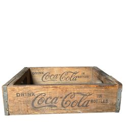 Coca-Cola Wood Crate 1962 