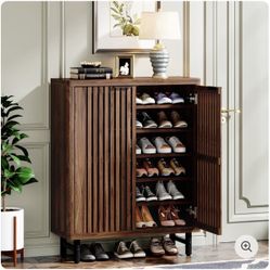 6 Tier Wooden Shoe Cabinet 