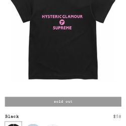 Supreme X Hysteric Glamour 