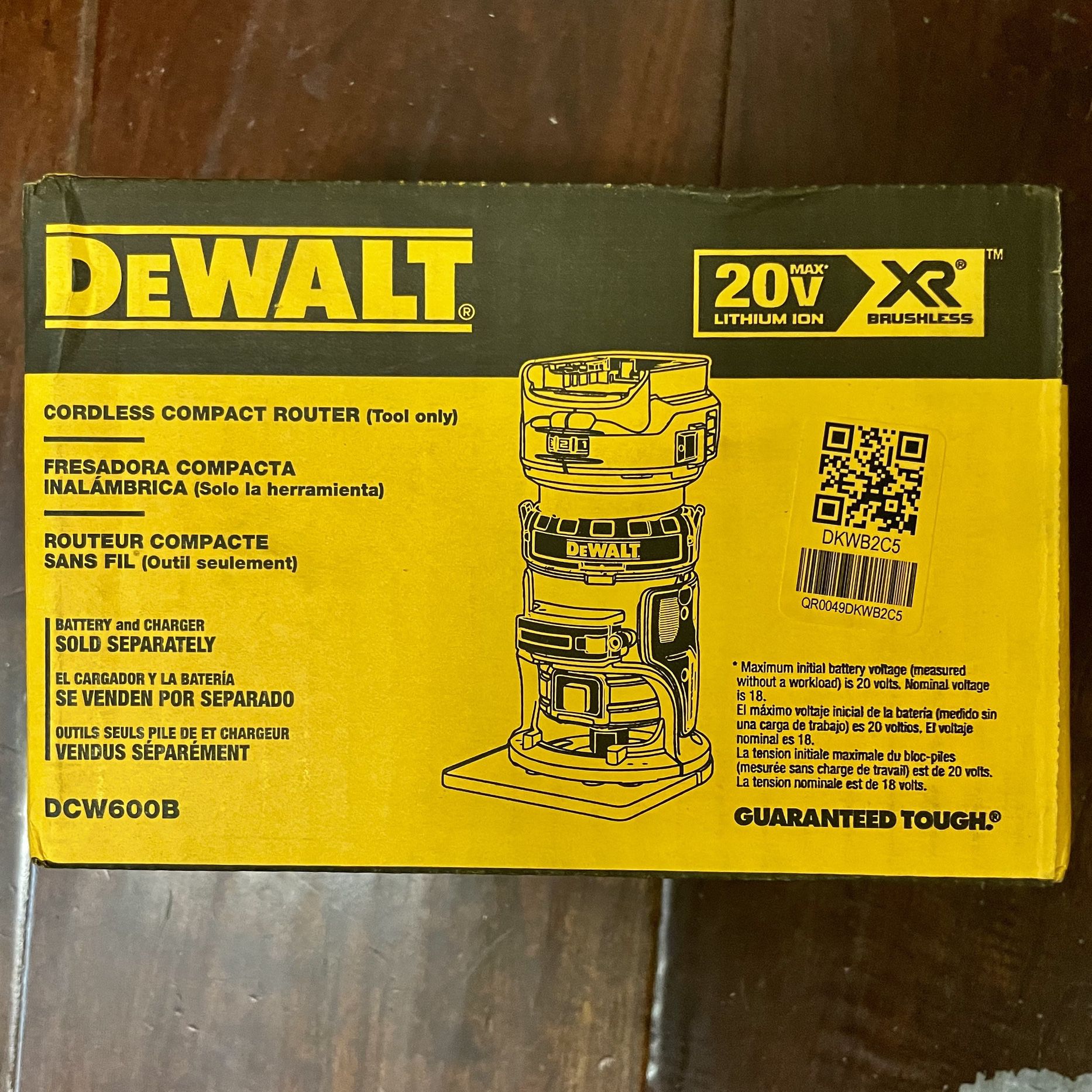 DEWALT 20V MAX XR Cordless Brushless Fixed Base Compact Router (Tool Only)  DCW600B for Sale in Irvine, CA OfferUp