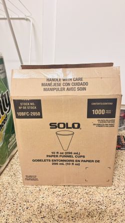 1000 Paper Funnel Cups