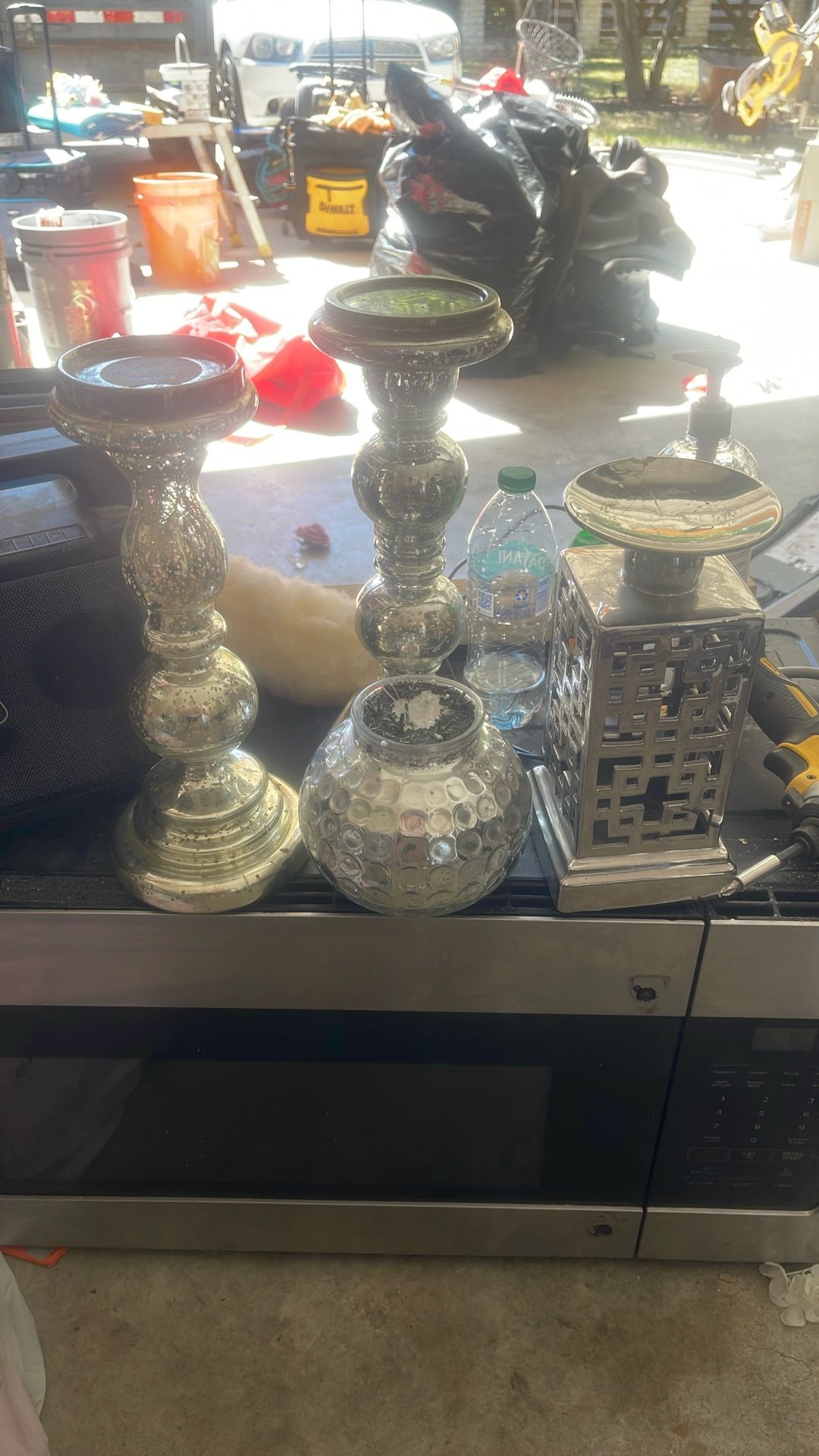 Candle Holder And Vase