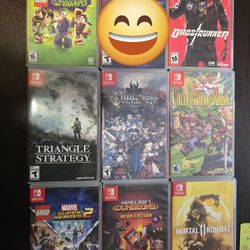 Nintendo Switch Games Prices Vary  20 To 70 Each 