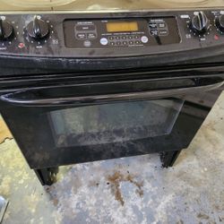 Ge Profile Stove Range. Black
