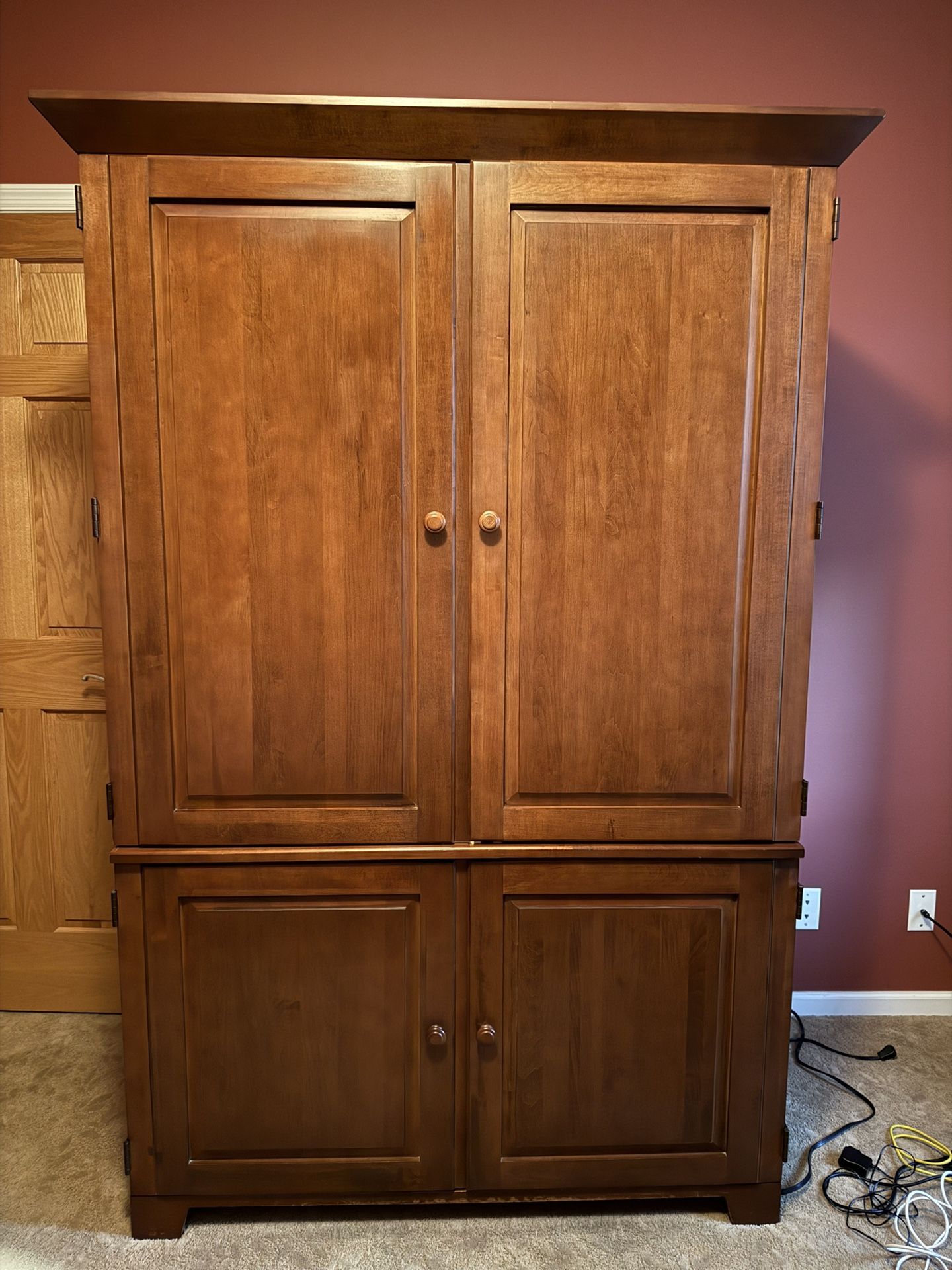 Ethan Allan Computer Armoire Hideaway Desk