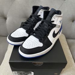 Jordan 1 Mid Royal Black Toe