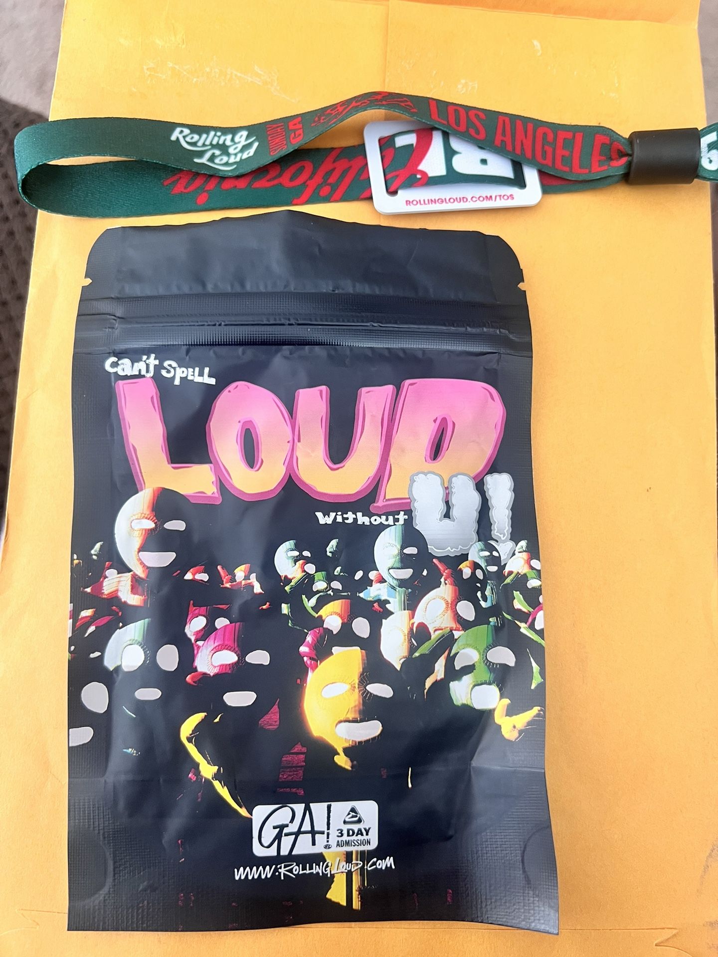 Rolling Loud Concert Ticket For Tonight’s Concert
