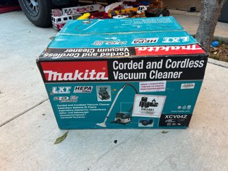 New makita corded and cordless vacuum cleaner 36v asking $600