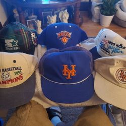 Vintage Hats And Rain Jacket