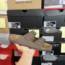 Birkenstock Arizona Birkibuc Mocha size 11 Close To VNDS 