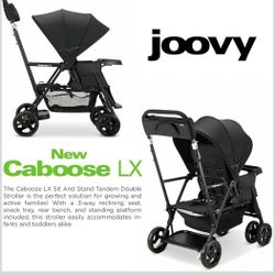 Joovy Caboose LX Tandem Stand-on Stroller, 