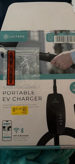 Lectron Portable Level 1 Tesla EV Charger | 120V | 15 Amp | NEMA 5-15