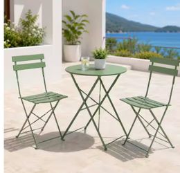 bistro table and chairs set of 2 new