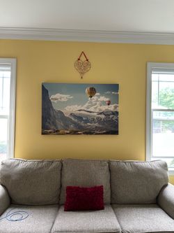 Hot Air Balloon Print on Canvas