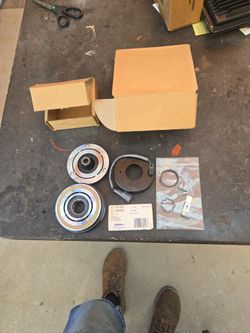 Air Conditioning Compressor Clutch 4 Spline Clutch Electromagnetic  Coil And Pully GM OEM new $100