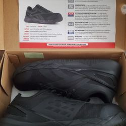 Reebok Men's Athletic Work Shoe RB3315 Black Size 10