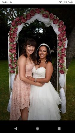 David's bridal size 11 wedding dress