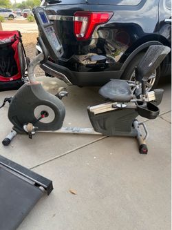 Schwinn recumbent bike parts only no power supply