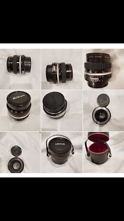 Nikon 50mm  f/1.8 Nikkor AI Manual Focus Lens (52) With Caps and Case