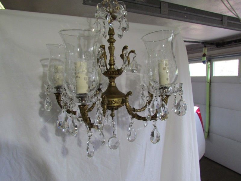 Vintage Spanish 5arm/5 Light Chandelier  $95.