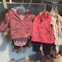 CARTERS OUTFITS!!! Baby Girl !!