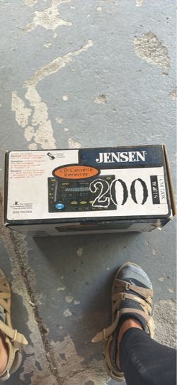 Jensen CD/Cassette Car Receiver 200W