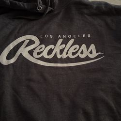 Reckless Hoodie Dark Grey (Large)