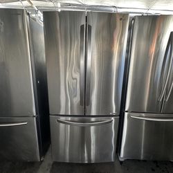 LG French Door Apt Size 33” Stainless Steel Fridge We Deliver And Install🚚