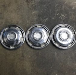Chevy GM Set of 3 - 14" HubCaps Wheel Covers Fit 1968-70 Camaro SS