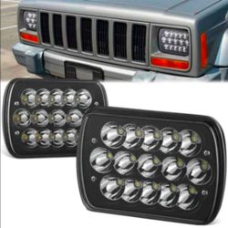 7x6 LED Headlights Luces Micas Calaveras Faros Faroles Focos Headlamps Chevy Isuzu Dodge Jeep Buick
