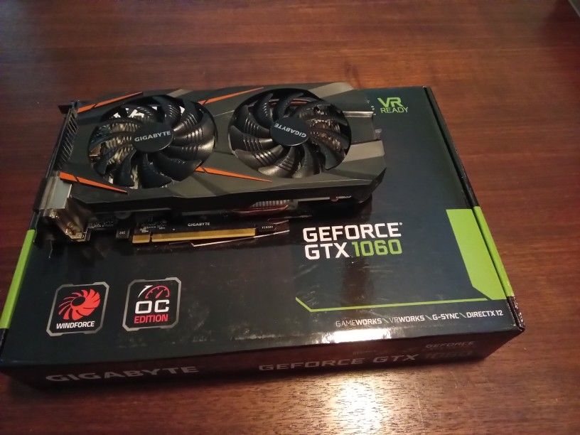 GIGABYTE NVIDIA GeForce GTX 1060 Windforce 3GB GDDR5 Graphics Card GV-N1060WF2OC