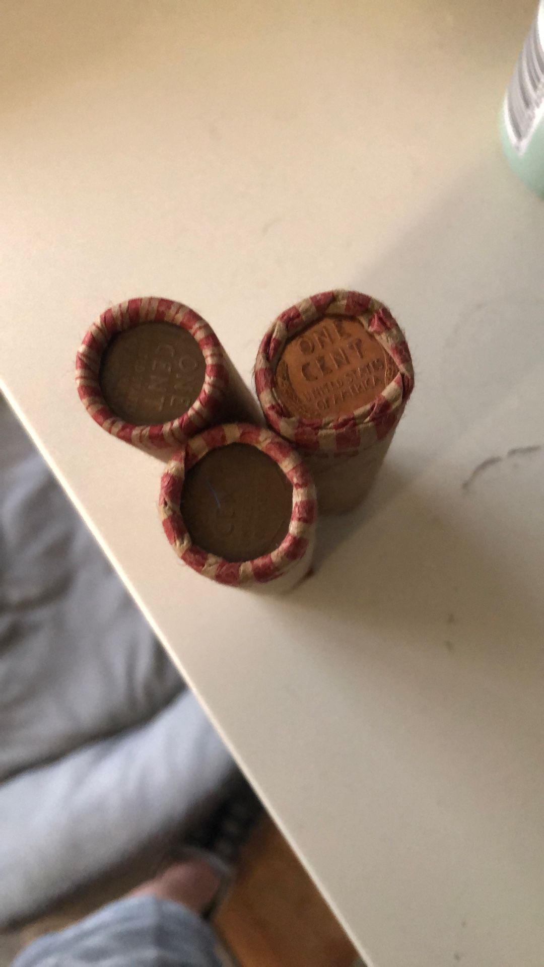 Wheat Pennie’s. 20’s—50’s. 3 Rolls
