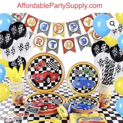 Race Car Party Supply Set