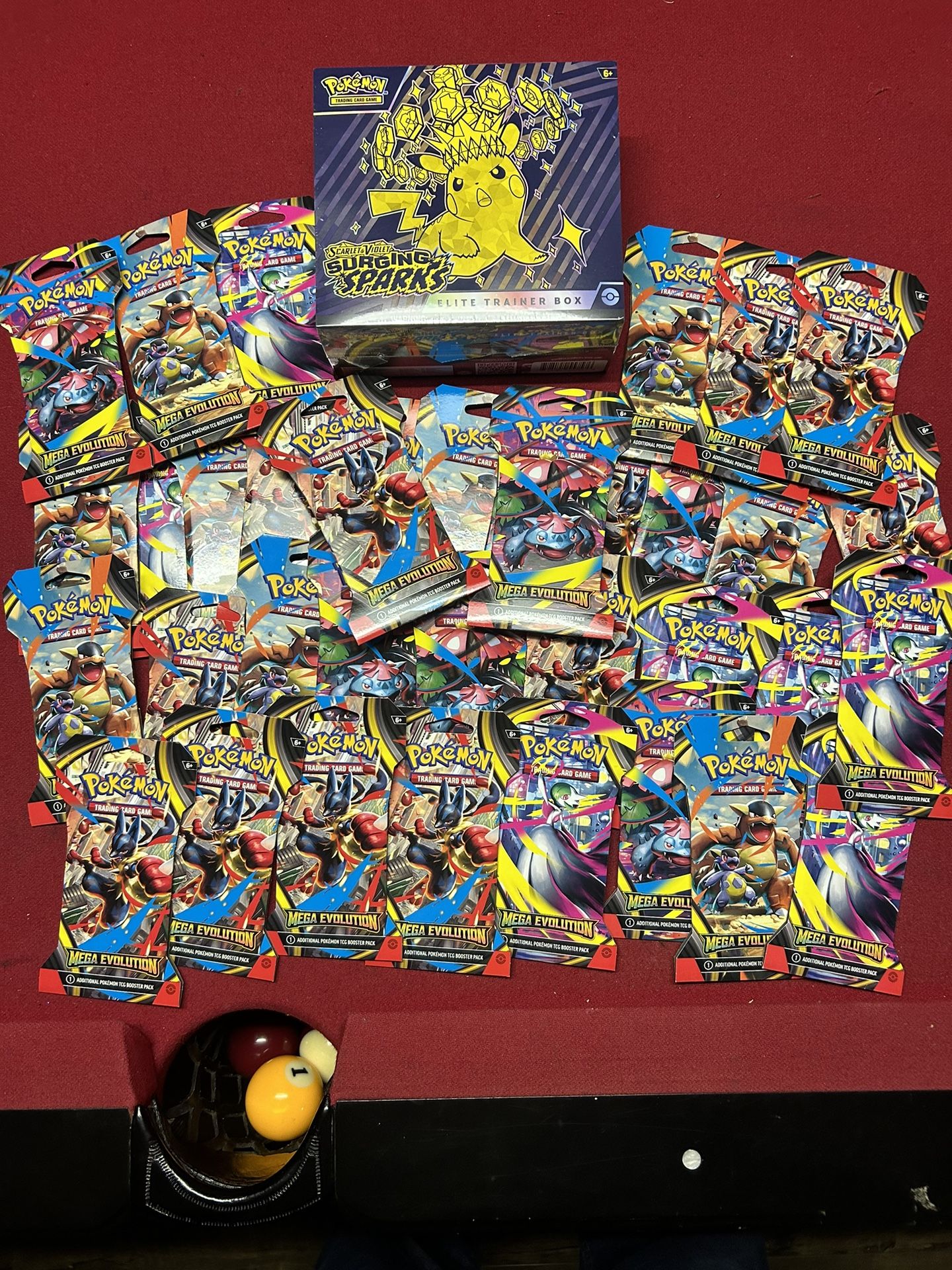 Mega Evolution Single Blisters And Surging Sparks Etb ( Best Offer Takes It Not Free)