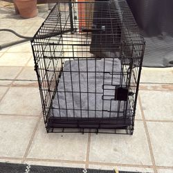Dog Crate With Bed