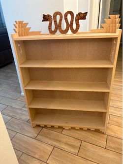 Handmade Aztec bookcase