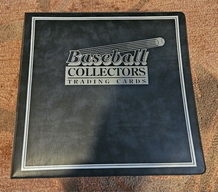 Baseball Card Album With Ultra Pro Sheets