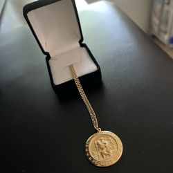 Jewels By Lux Gold Filled St. Christopher 24 In Chain