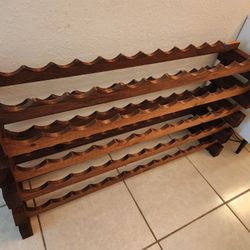 Wine Rack (Wood) Capacity 60 Bottles 