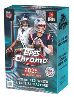 2025 Topps Chrome NFL Blaster Box