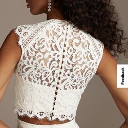 David’s Bridal Wedding/Formal Top