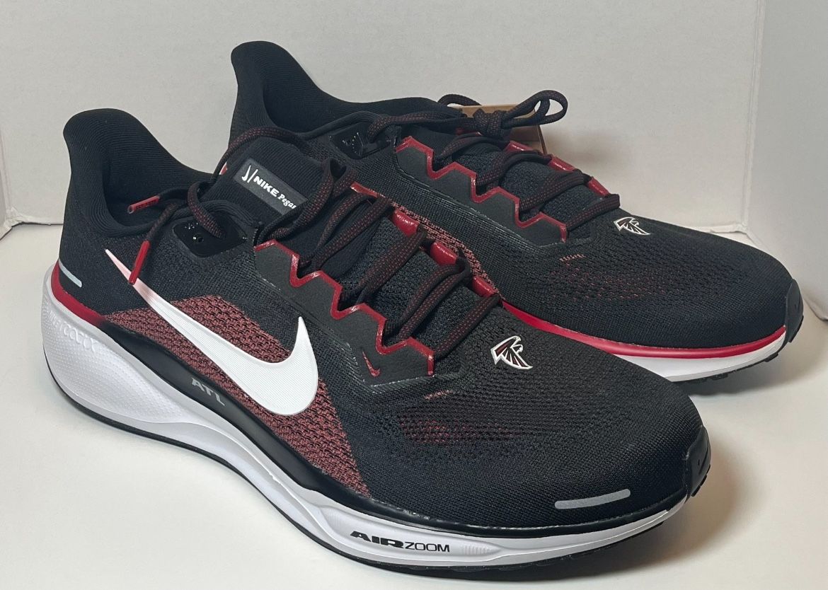 Nike Air Zoom Pegasus 41 Atlanta Falcons Running Shoes Mens Sz 14 FZ5084 001 New Without Box 