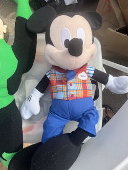 Disney Parks Mickey Mouse Cast Member Uniform Employee Plush Stuffed Toy 14”